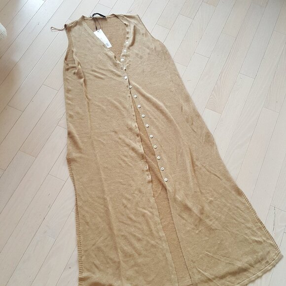 ZARA ! LINEN long Cardigan ( S ) - Picture 1 of 6
